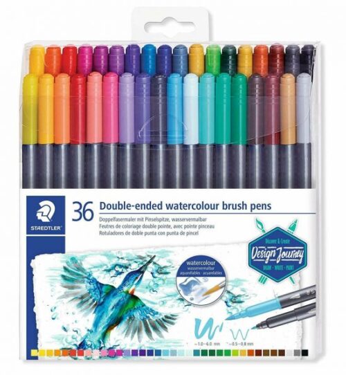 STAEDTLER BRUSHPEN DUE PUNTE ACQUARELLABILE